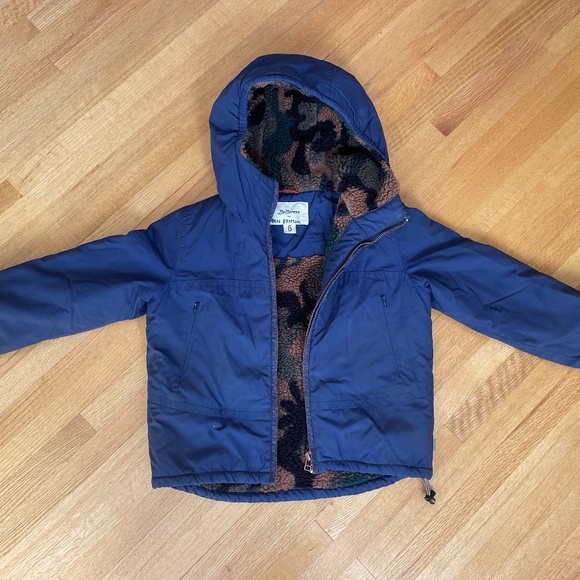 Bellerose Water Repellent Hooded Jacket, Boys size 6 - Picture 1 of 4